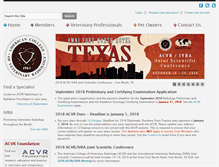 Tablet Screenshot of acvr.org